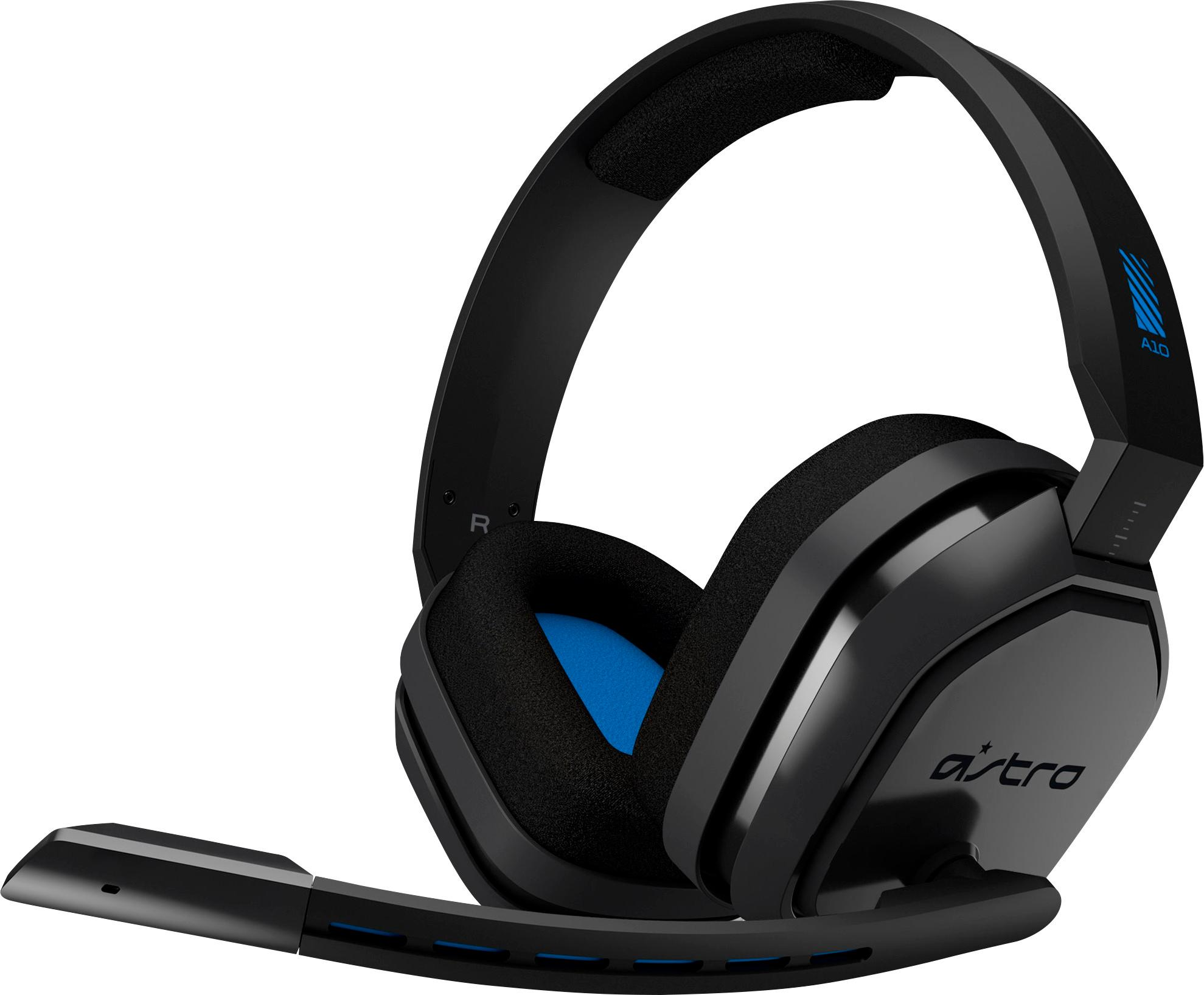 Astro Gaming - A10 Wired Stereo Gaming Headset for PlayStation 4 - Blue/black
